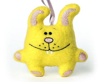 ITH Bunny Toy Machine Embroidery Design (Digital Download)