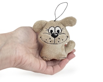 Dog Plush Toy Machine Embroidery Design – DIY ITH Toy – plush keychain – bag charm – 5 Sizes – Instant Download