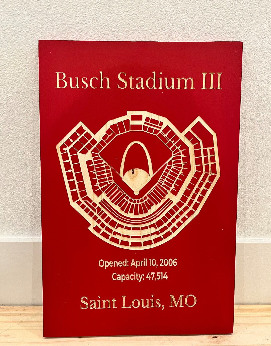 Busch Stadium Map St Louis Baseball Map Cardinals - Etsy