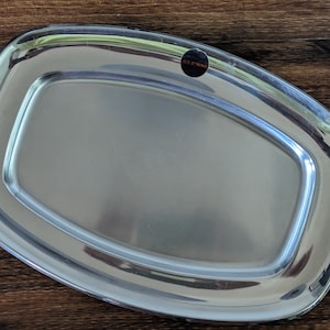 Vintage Alessi Inox 18/10 Platter or Tray