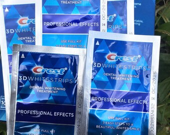 Crest whitestrips Professional effects Authentic USA- 5 pouches, teeth whitening, crest whitening,teeth whitening, crest whitening strips