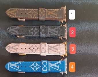 etsy louis vuitton apple watch band