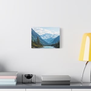 Mountain Landscape Canvas Art Print, Home Decor, Wall Art, Nature Photography, Gift for Nature Lovers, Living Room Art
