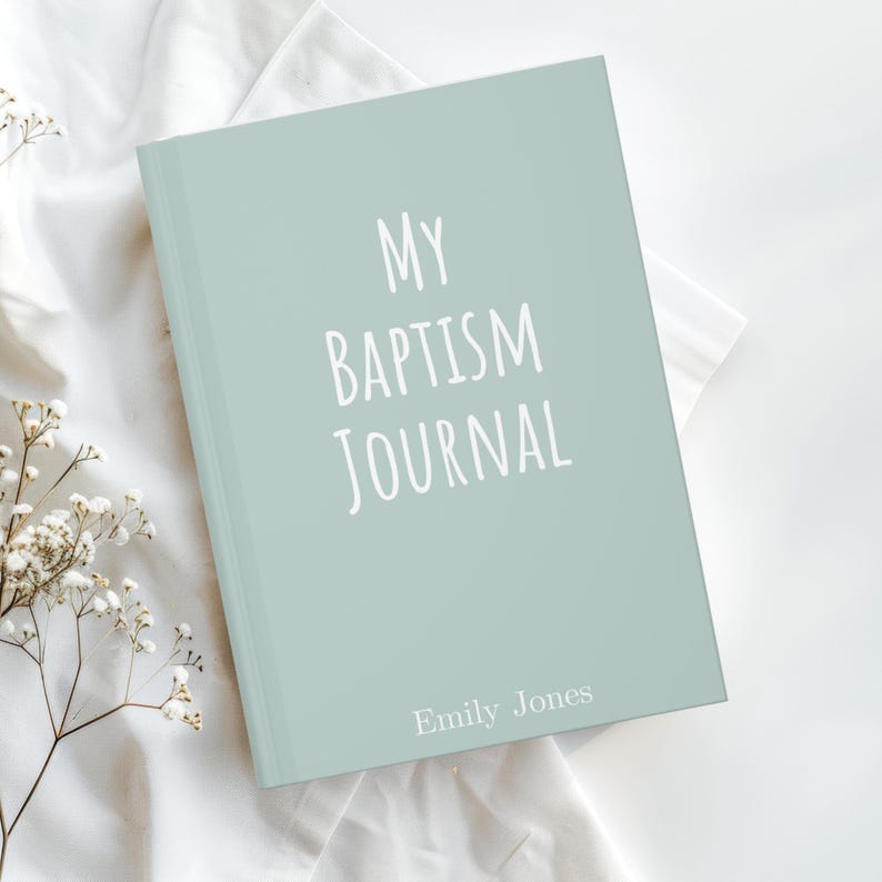 Personalized Baptism Journal: LDS Gift - Etsy