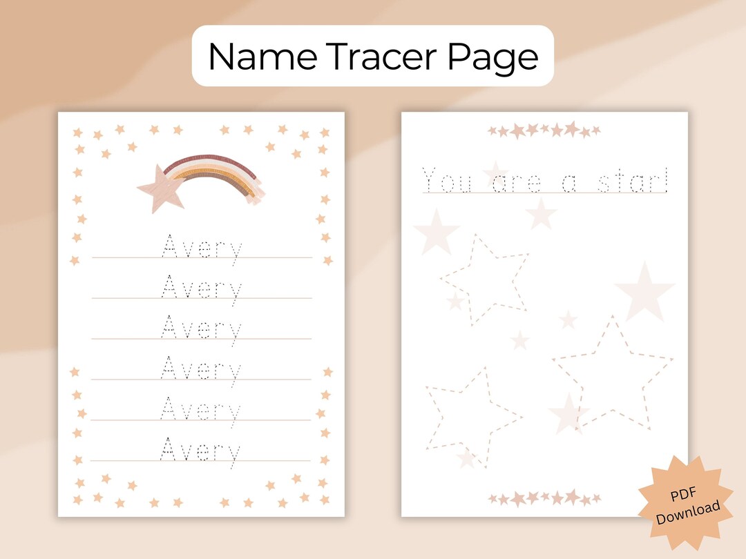 Name tracers name writing printable k worksheets educational