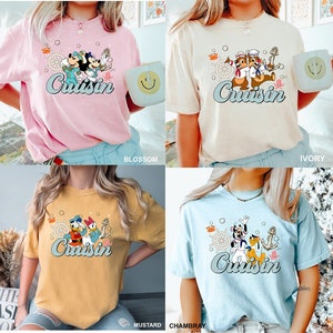 Disney Cruise Shirts, Disney Family Cruise Shirts, Disney Cruise Chip Dale, Donald Daisy,Mickey Minnie, Goofy&Pluto Tees,Disney World,131174