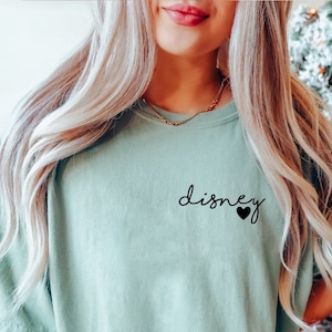 Disney heart Shirt, Disney Shirt for Women, Disney Ear Shirt, Women&#39;s Unisex Disney T-Shirt, Youth shirt,130386