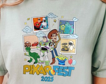 Disney Pixar shirt, Toy Story shirt, Pixar fest 2025, Toy Story Shirts, Disney family Shirts, Disneyworld Shirts,Comfort Colors shirt,132510