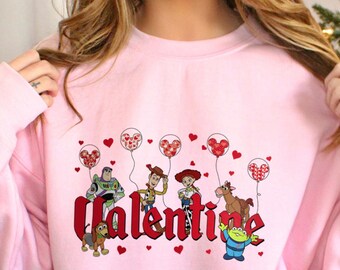 toy story valentines sweatshirt, toy story shirt, toy story sweatshirt, disney valentines day shirt, toy story valentines day shirt, 130654
