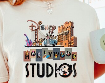 Disney Hollywood Studios Shirt, Vintage Disney Hollywood Studios Shirt, Hollywood Studios Trip Shirt, Disney Family Vacation Tee, 131025