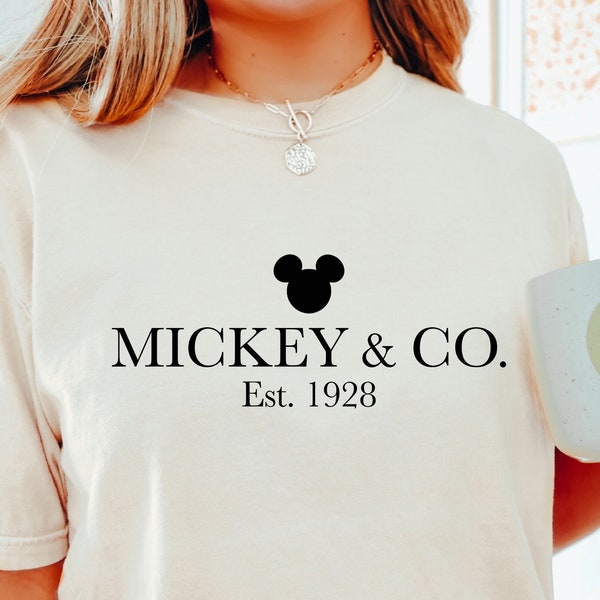Mickey & Co Shirt, Mickey and Co tshirt, Disney Ears, Disney Shirts, Disney Trip Shirt, Comfort Colors,Disneyworld Shirts,Mickey Ears,131054