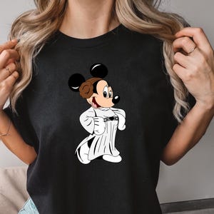 Star Wars Minnie Princess Leia Shirt, Comfort Colors Disney Shirt, Star Wars Family Shirt, Disney Star Wars Shirt, Disney Trip Shirt, 131144