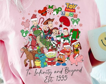 toy story christmas shirt, toy story characters, toy story christmas,disney christmas,disneyworld christmas,disneyland,comfort colors,132071