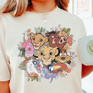 Lion King Shirt, Disney lion king shirts, Vintage Lion King Shirt, Floral Lion King Shirt, Lion King Simba Shirt, Disneyworld Shirt, 131712