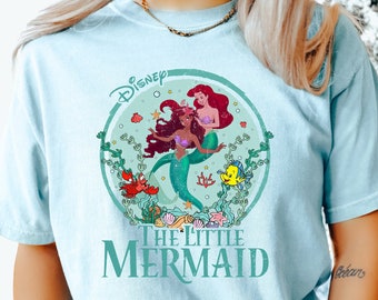 Disney Ariel Princess Shirt,Disney The Little Mermaid Shirt, Disneyland Family Matching Shirt,Magic Kingdom Tee, WDW Epcot Theme Park,130996