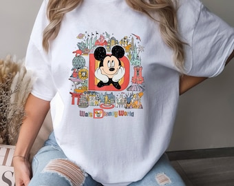 Mickey Disneyworld Shirt, Comfort Colors, Retro Walt Disneyworld Shirt, Mickey Mouse Shirt, Vintage Disneyworld Trip Shirt, 132921