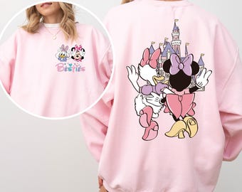 Minnie And Daisy Besties Shirt, Comfort Colors Shirt, Daisy Duck And Minnie Mouse Shirt, Magical Kingdom Shirt, Disney Besties Tee, 132357