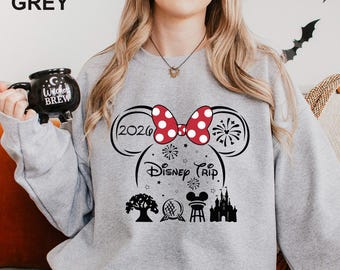 Disney Family Sweatshirt 2026, Disney Vacation Group Sweatshirt, Disneyworld Hoodie, Disney Family Trip Crewneck, Disney Sweatshirt 134405