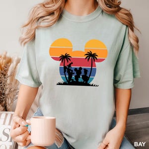 Mickey and Friends Beach Shirt, Comfort Colors, Disney Surfing Shirt, Disney Summer Vibes Tee, Disney Summer Vacation Shirt, 132938
