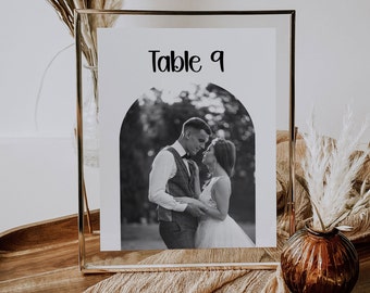 Table Number Template.  Minimalist Wedding Table Number. Editable.  Printable.  Modern.  Boho/Bohemian.  Rustic.  Simple Table Number.