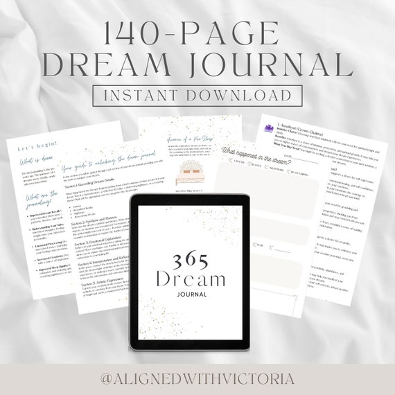 Mind, Body and Soul Digital Dream Journal GoodNotes, iPad Digital Dream Diary, Dream Analysis, Dream Interpretation, Intuition development