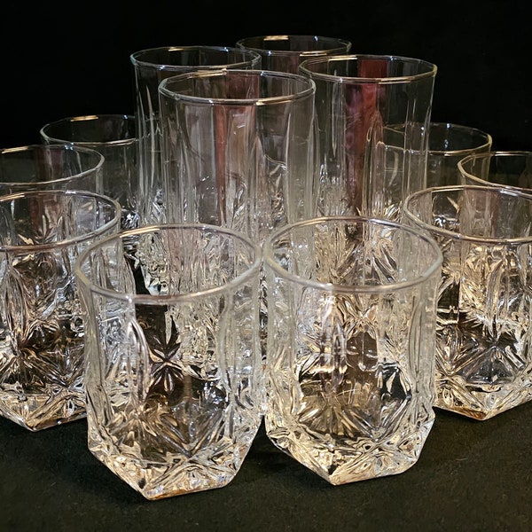 IN - Set of 12 Cristal D'Arques "Ashley" Glasses