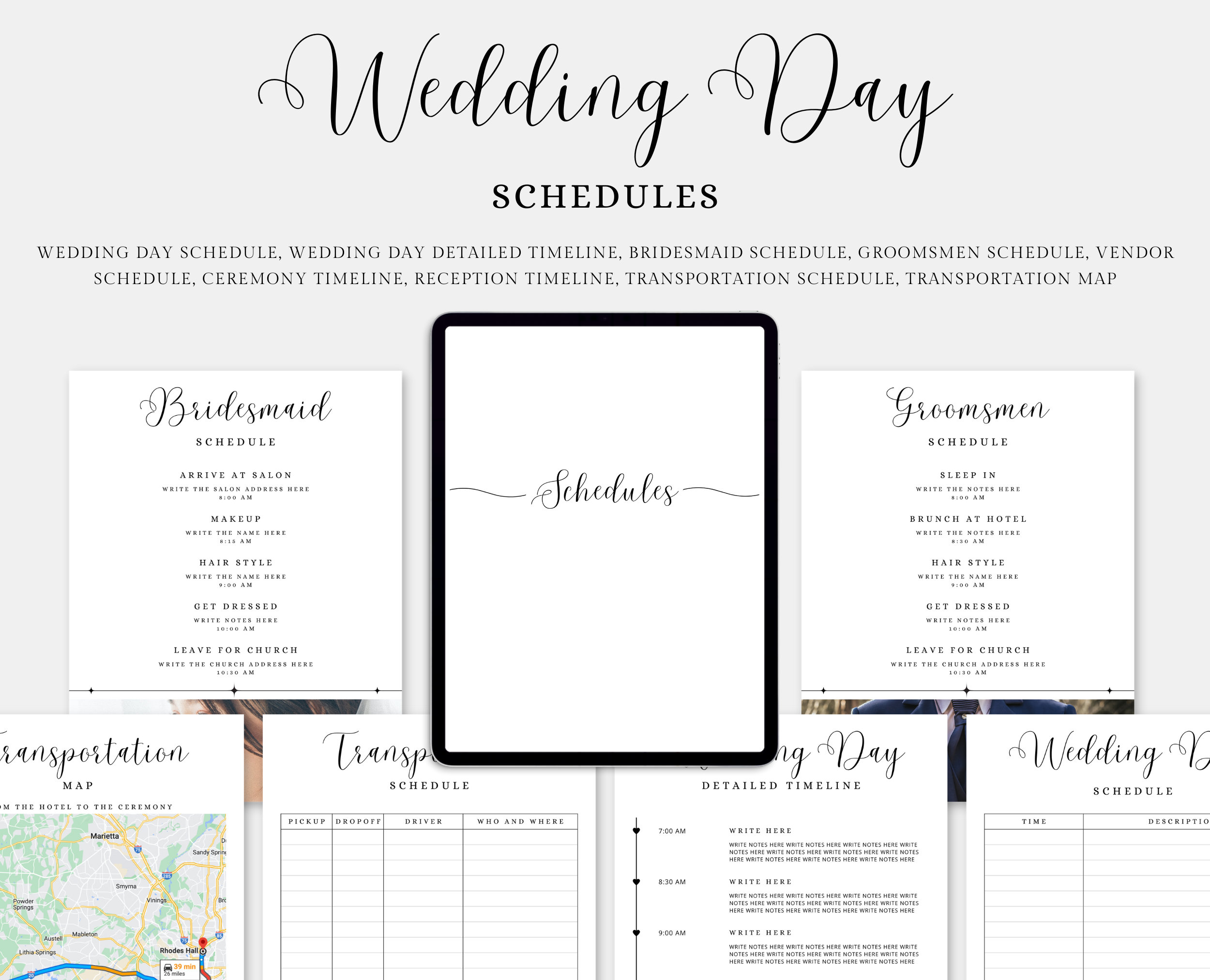 Wedding Day Binder Template Wedding Planner Wedding Etsy Wedding Day Binder Template Wedding Planner Wedding Etsy