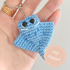 Mini Ziggy the Stingray Amigurumi Pattern - Crochet Tutorial