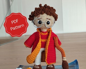 Wizard Boy Amigurumi Crochet Pattern