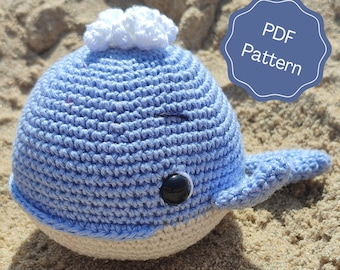 Patrón de crochet Amigurumi ballena