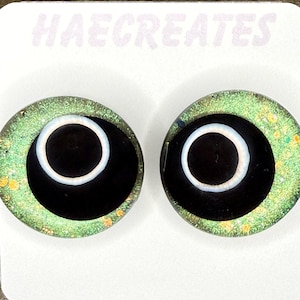 Hand-Painted Safety Sinker Eyes Mint