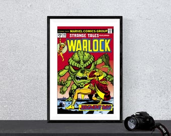 Warlock Strange Tales #180 Comic Book Cover Art Print (Digital Download)