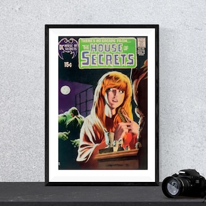 Swamp Thing Comic Print: House of Secrets #92 Retro Poster (Digital Download)