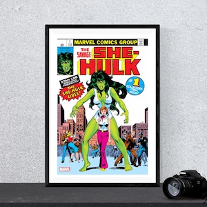 Savage She-Hulk #1 Comic Book Cover Art Print (Digital Download)
