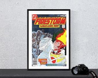 Firestorm #3 Comic Book Cover Art Print (Digital Download)