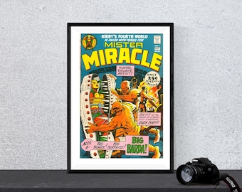 Mister Miracle #4 Comic Book Cover Art Print (Digital Download)
