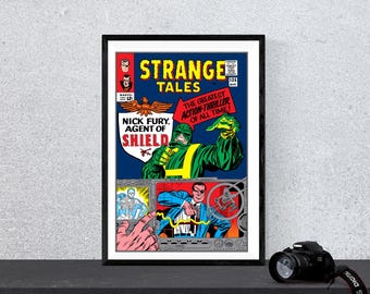 Strange Tales #135 Comic Book Cover Art Print (Digital Download)