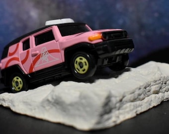 Nuevo y raro Tomica FJ Cruiser rosa a escala 1:66 Departamento de Bomberos