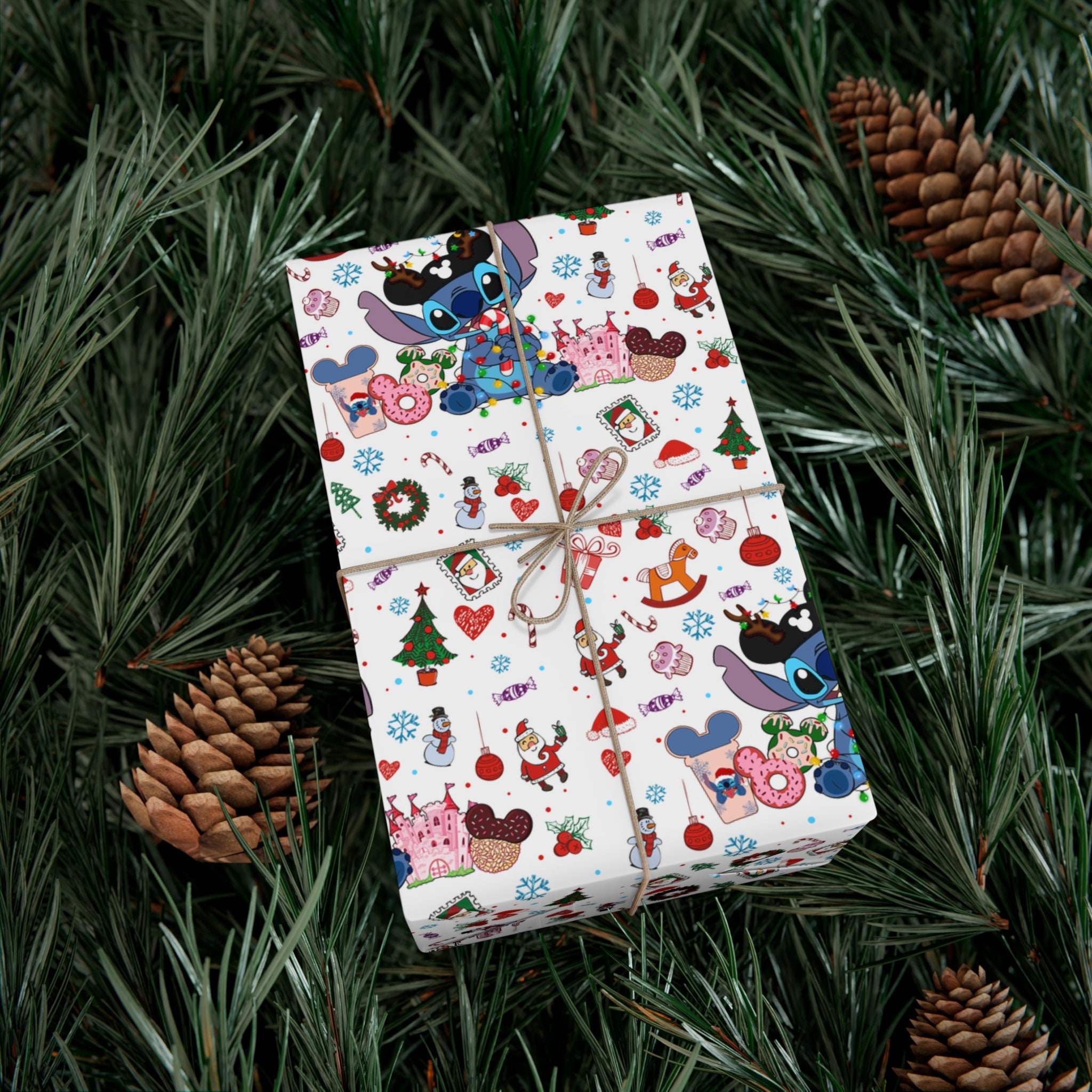 Stitch Wrapping Paper Disney Wrapping Paper sold by Experimental