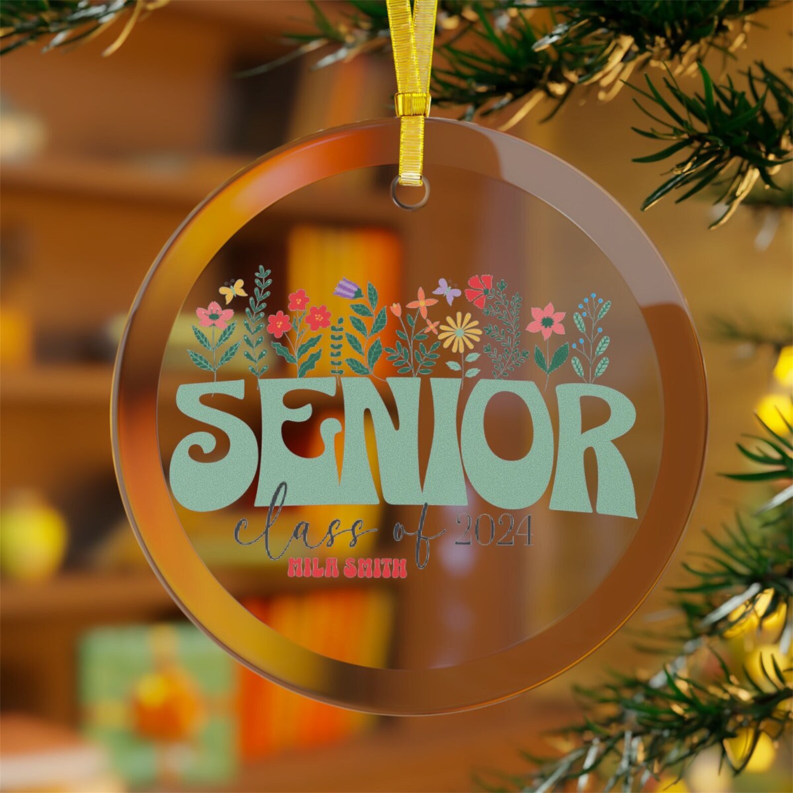 Senior 2024 Ornament, Class of 2024 Gift, Senior 2024 Gift, Graduation