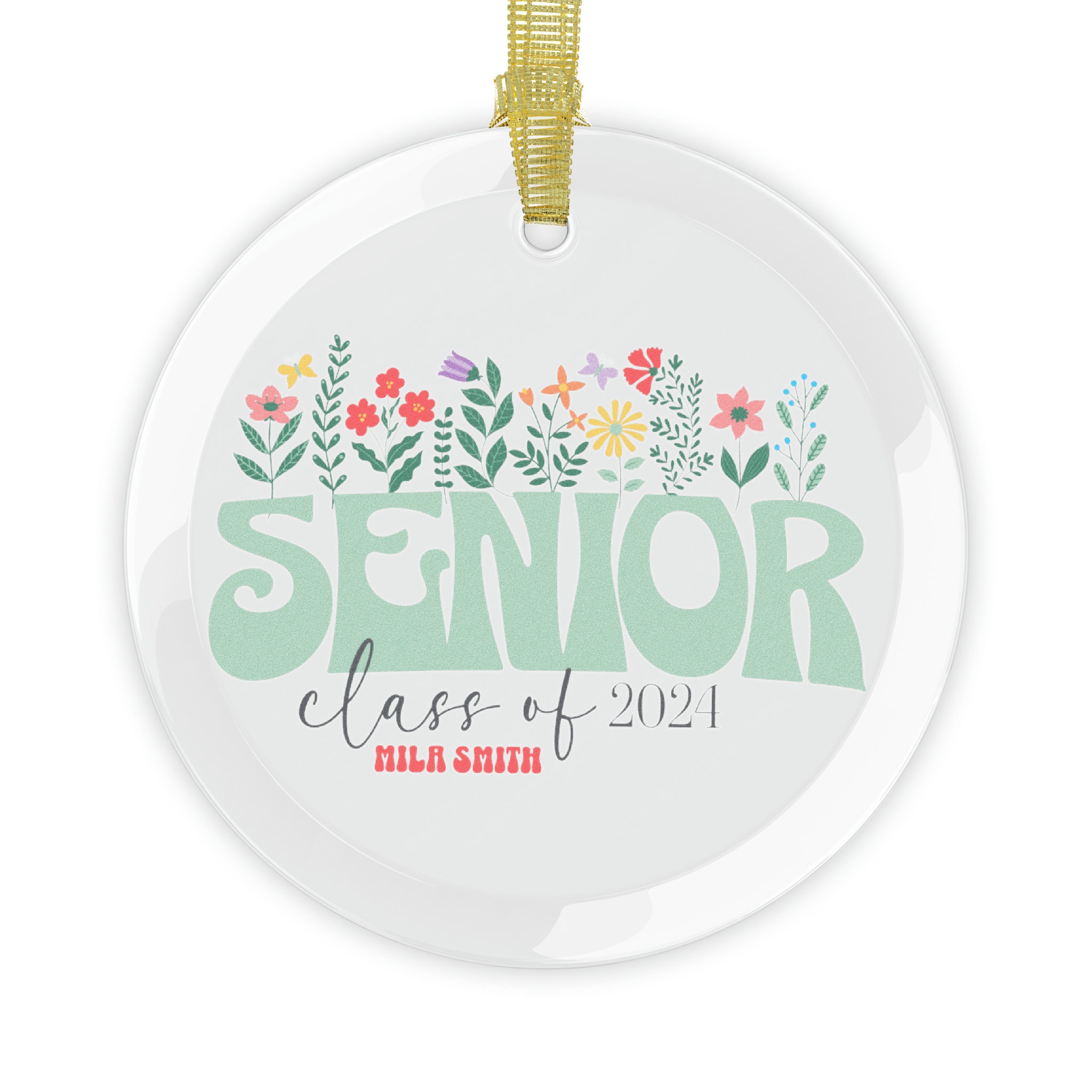 Senior 2024 Ornament, Class of 2024 Gift, Senior 2024 Gift, Graduation