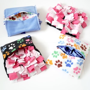 Dog Treat Toy: 4in1 Portable Snuffle Mat/Pouch