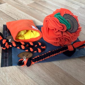 Dog enritchment toy mystery suprise bundle | snuffle mat, snuffle ball, tug toys, snuffle pouch