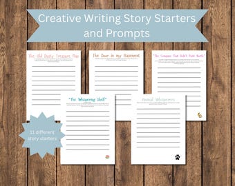 Story Starter Worksheets: Creative Writing Prompts for Kids (PDF Download)