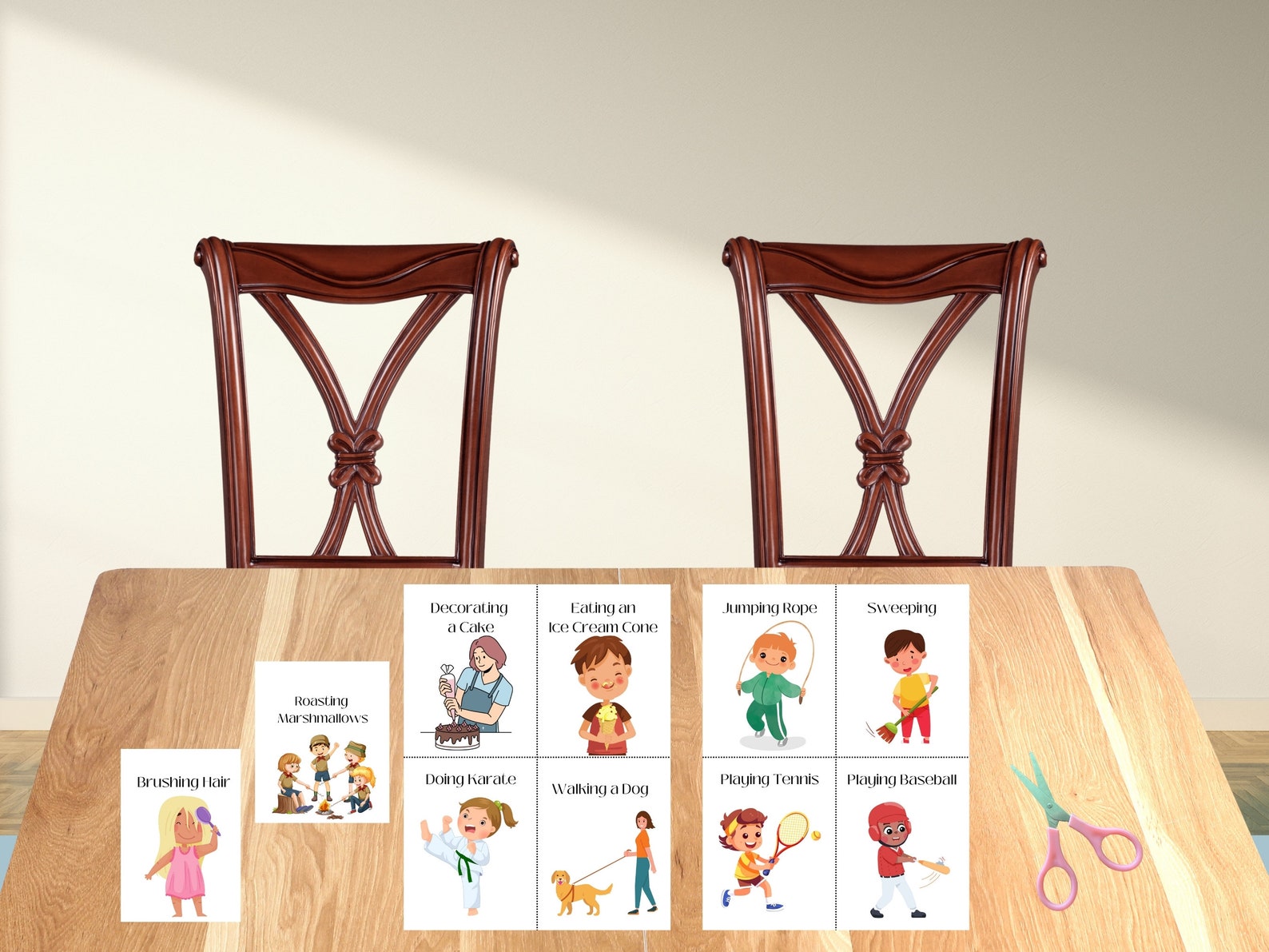 Charades Game for Kids | Printable Kid-edition Charades | Classroom ...