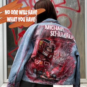 Personalized Denim Jacket | Custom Hand-Painted Clothes | Unique Custom Jackets