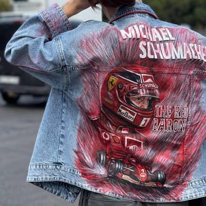 Personalized Denim Jacket | Custom Hand-Painted Clothes | Unique Custom Jackets