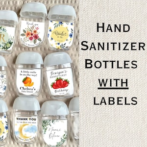 Händedesinfektionsetiketten MIT Handdesinfiszierflaschen-Bundle Party Favor Geburtstag Sanitizer Hochzeit Massenbevorzugung Weihnachts Sanitizer Geschenkkorb