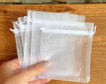 Small Party Favor Bag Mesh Gift Bag Drawstring Organza Bag Small jewelry gift bag bridesmaid gift bag bulk favor bag for wedding guest gift