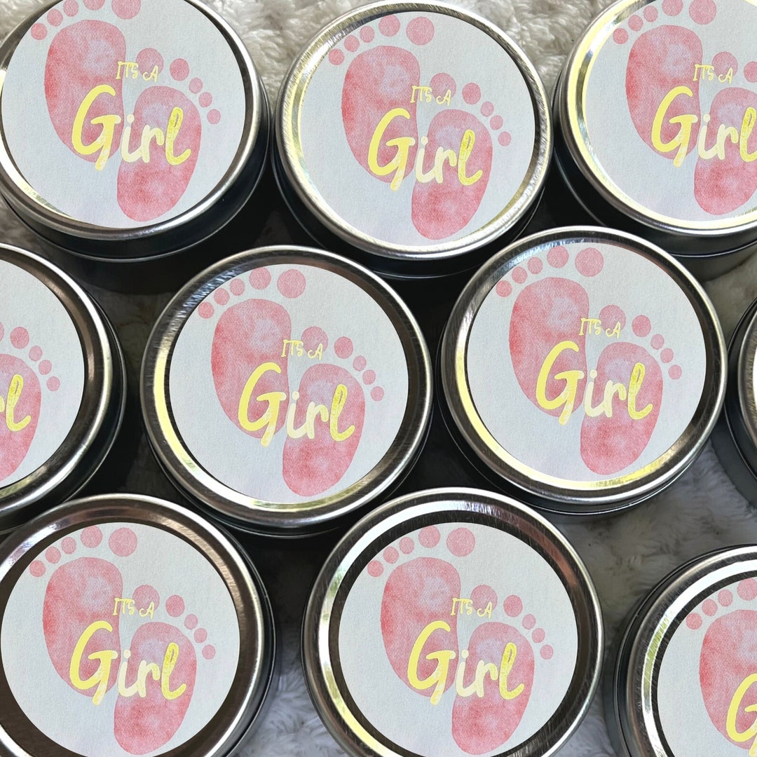 50 Customizable Candle Favors for Baby Shower Guest Gift Bundle Thank